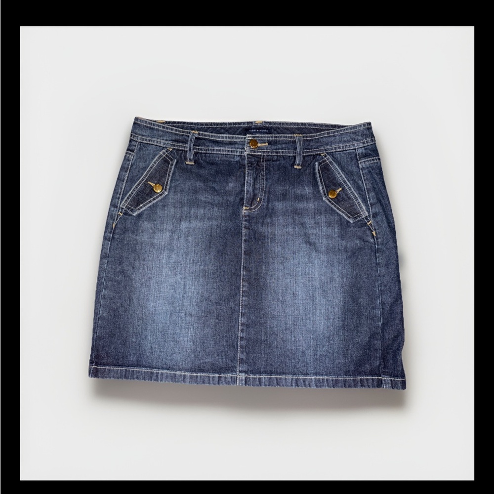 Tommy Hilfiger Blue Denim Mini Skirt